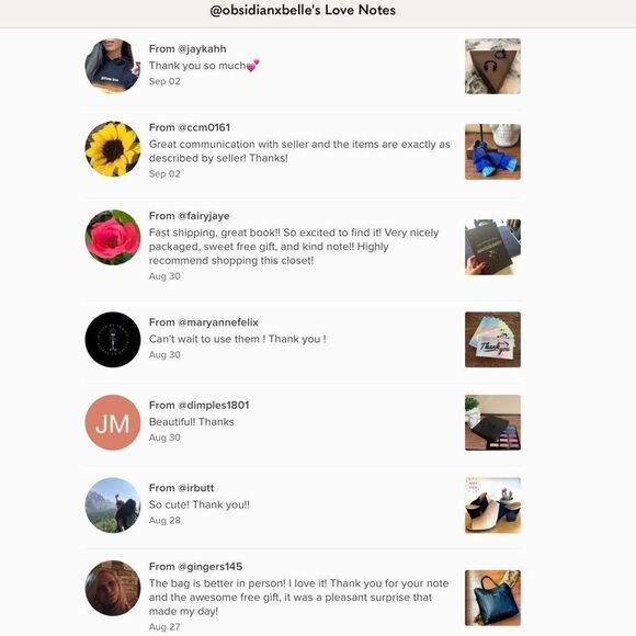 All orders packed with Posh Love 💜 - Picture 2 of 3